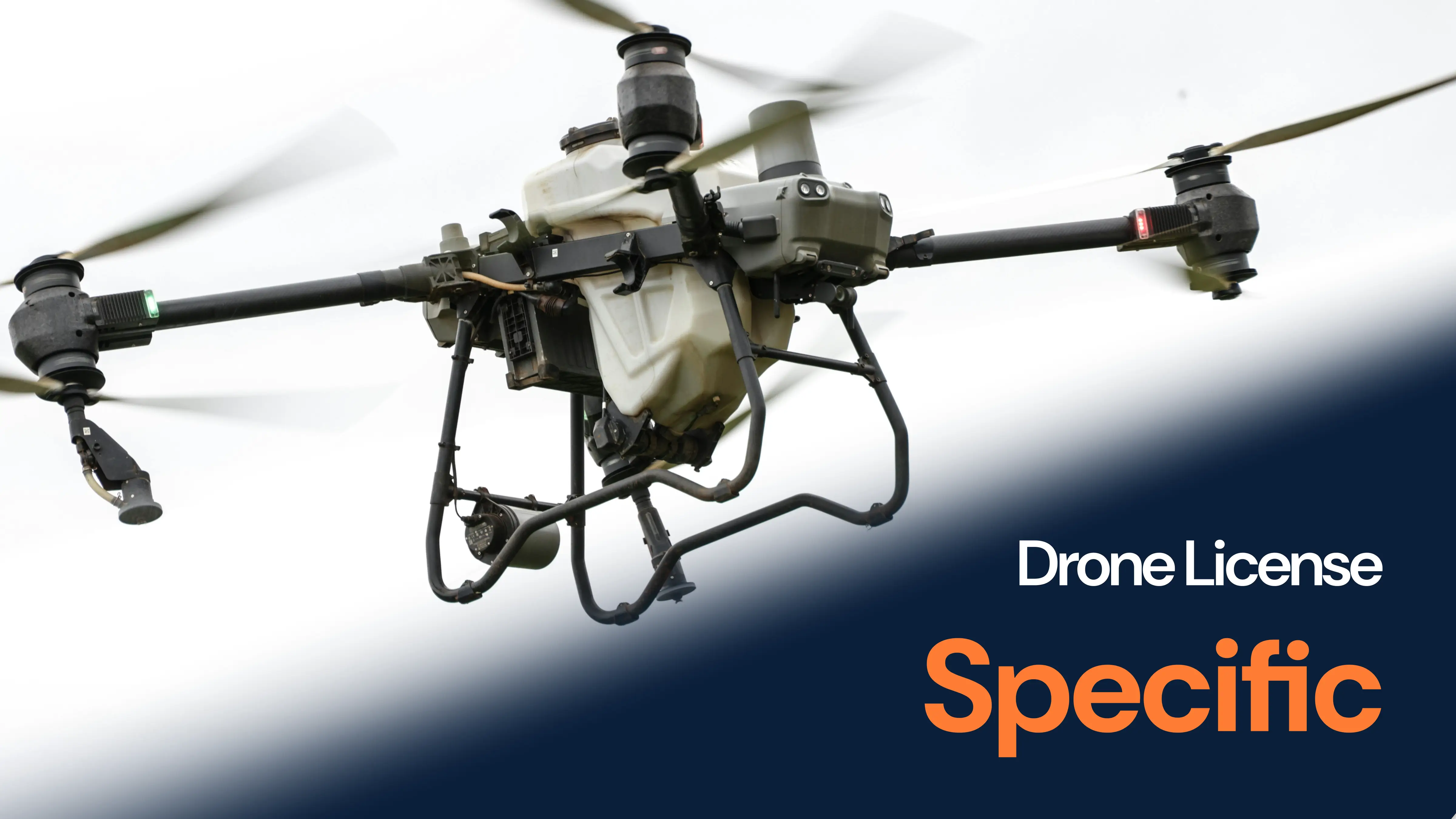Licență de dronă specifică