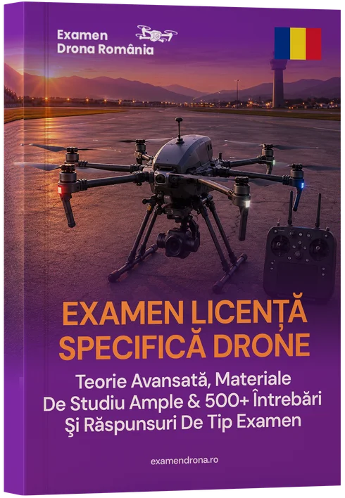 Categoria Specifică (Specific) Licență Dronă pentru România – Ghid de Studiu Expert & 400+ Întrebări și Răspunsuri tip Examen