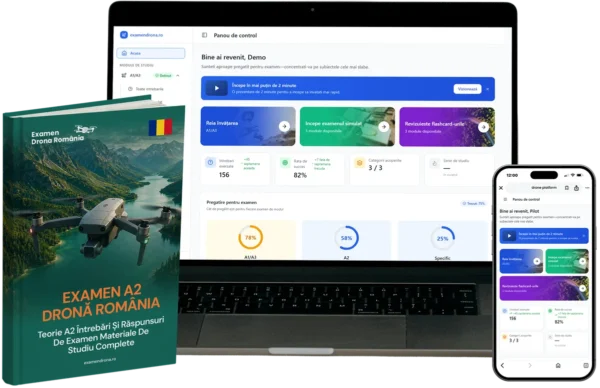 A2 licență drone Combo – A2 Instruire & platformă e-learning